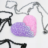Brain Candy BFF Necklaces Cotton Candy Pink